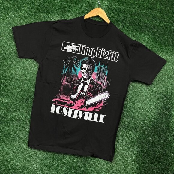 Limp Bizkit Loserville European Tour Nu Metal Band T-Shirt Size Large - Picture 3 of 4